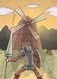 10+ Don Quijote Y Los Molinos De Viento Dibujos Animados | Ayayhome