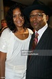 Producer Terry Lewis and wife Indira arrive at the Hero Awards April ...