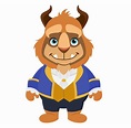 Cartoon Character with Horns - Beauty and the Beast