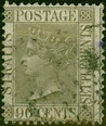 Straits Settlements 1867 96c Grey SG19 Good Used Stamps ...