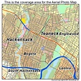 Aerial Photography Map of Teaneck, NJ New Jersey