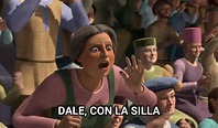 DALE CON LA SILLA - Shrek - Plantilla de Meme