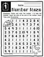 Number Maze FREEBIE | Made By Teachers
