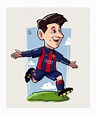 Leo Messi tribute (JuanCharles) | Futebol cartoon, Desenho de jogador ...