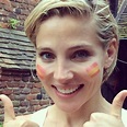 Elsa Pataky sported the Spanish flag on her cheeks. | Celebrity World ...