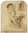 CLARENCE HUDSON WHITE (1871–1925) , Woman with Vase of Flowers and ...