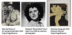 Another Black Dahlia Portrait? Harvard's Fogg Museum Displays Two Man ...