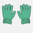 Cartoon gloves hand painted vector material png image_picture free ...