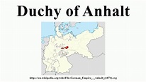 Duchy of Anhalt - YouTube