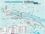 Cross-Country Skiing Trail Map Weissensee • Nordic Trail Map