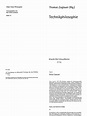 (PDF) Ernst Cassirer, Form Und Technik - DOKUMEN.TIPS