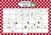 Calendário Comemorativo - Dezembro de 2020