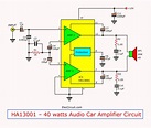 20 Watt Audio Amplifier Circuit Diagram