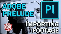 Adobe Prelude - YouTube