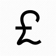 Pound, sign, sterling icon