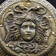 Ancient Greek Medusa Relief Sculpture Plaque, Greek Mythology Head of ...