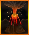 Volcanic Eruption Drawing at PaintingValley.com | Explore collection of ...