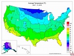 US Temperature Map - United States Maps