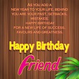 Happy Birthday Wishes For Friend | The Cake Boutique