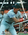 AUTOGRAPHED STEVE LYONS 8X10 Boston Red Sox photo - Main Line Autographs