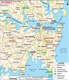 Sydney Map | Map of Sydney Australia - Maps of World