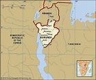 Map of Burundi and geographical facts, Where Burundi on the world map ...