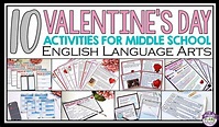 Bring Valentine's Day into your middle school English Language Arts classroom with these 10 ...