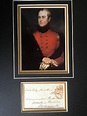 CHARLES RICHARD FOX - ARMY GENERAL & POLITICIAN - SIGNED COLOUR DISPLAY ...