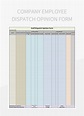 Company Employee Dispatch Opinion Form Excel Template And Google Sheets ...