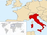 Mapa de Italia | Turismo.org | Plano, Mapa político, Regiones