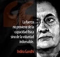 〽️Indira Gandhi.. | Indira gandhi, Gandhi, Citas