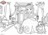 DESENHOS DA PRINCESA SOFIA PARA COLORIR E IMPRIMIR - Desenhos