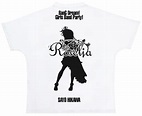 Sayo Hikawa (Roselia) Ani-Art full graphic T-shirt white unisex S size ...