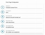 Kontaktformular konfigurieren - Foxbase.de