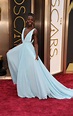 Lupita Nyong'o Pastel Blue Prada Dress at the 2024 Oscars - Pretty Designs