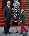 Donata, Duchess of Oldenburg (C), her daughter Princess Cornelie ...