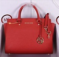 Bolsa Michael Kors Selma Vermelha Original Couro Legitimo - R$ 1.480,00 ...