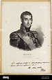 Massena / Duke of Rivoli. / Death in Paris, April 4, 1817 Stock Photo ...