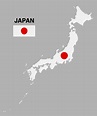 japan map with flag isolated vector eps10 2264445 Vector Art at Vecteezy