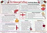 St George's Day Activity Ideas Sheet - MindingKids
