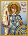 St. Joan of Arc - JCJOR Painting by Joan Cole - Pixels
