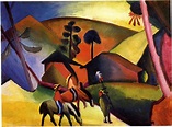 August Macke - Werke, Bilder und Gemälde