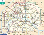 Plan et carte de bus et Noctilien de Paris : stations et lignes