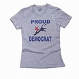 Proud Democrat Donkey Icon Democratic Political Party Women's Cotton ...