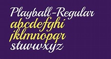 Playball-Regular free Font - What Font Is