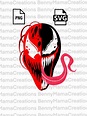 Carnage Venom PNG & SVG | Etsy