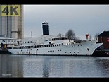 Mega Yacht ARGOSY - Baujahr 1931 - Braker Binnenhafen - 4K VIDEO - YouTube