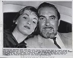 1958 Press Photo Actor Tyrone Power Deborah Minardos Television Film ...