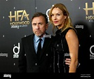 Actor Tim Roth and his wife, Nikki Butler, arrive at the Hollywood Film ...