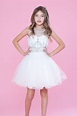 Girls party dress. Short dress in 7 sizes and 8 colors.